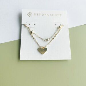 Kendra Scott Ari Heart Necklace - Gold